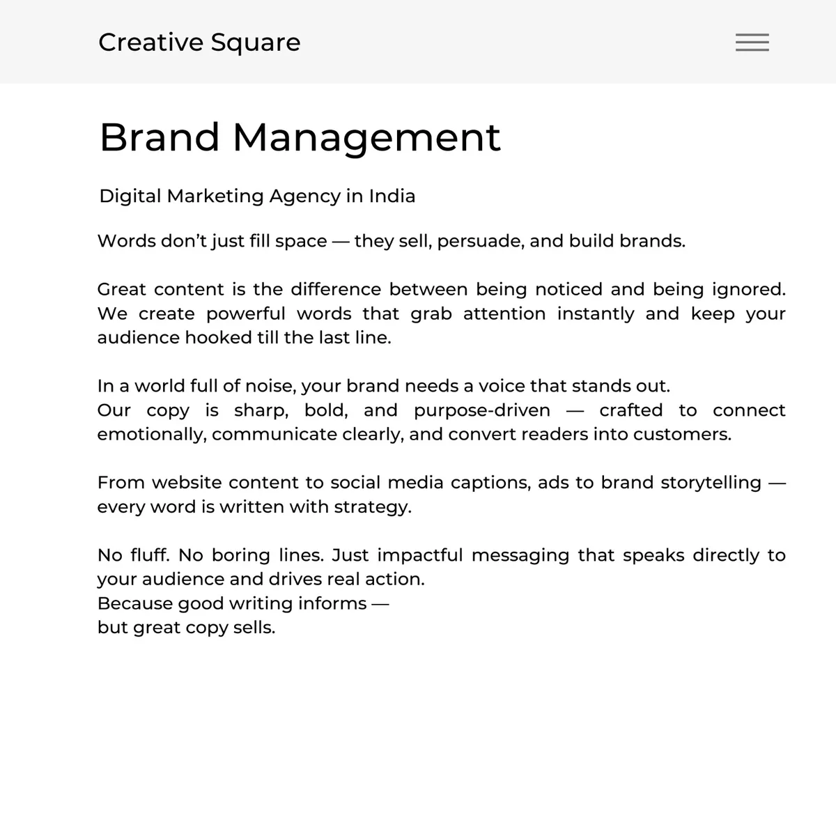 Content strategy